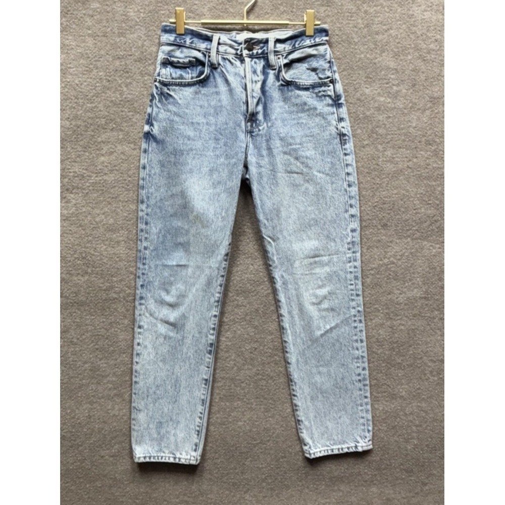 Frame Denim Le Original‎ Straight Leg Jeans in Vendome Size 24 Acid Wash Blue